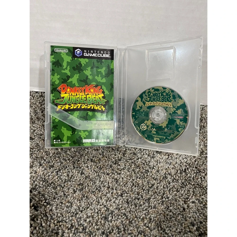 Nintendo GameCube Donkey Kong Jungle Beat Japan Import Excellent NTSC-J